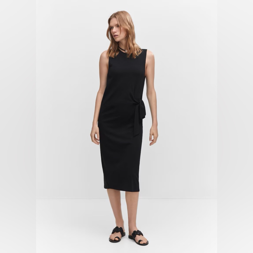 NWT Mango Outlet Bow Cut-out Gorgeous Dress